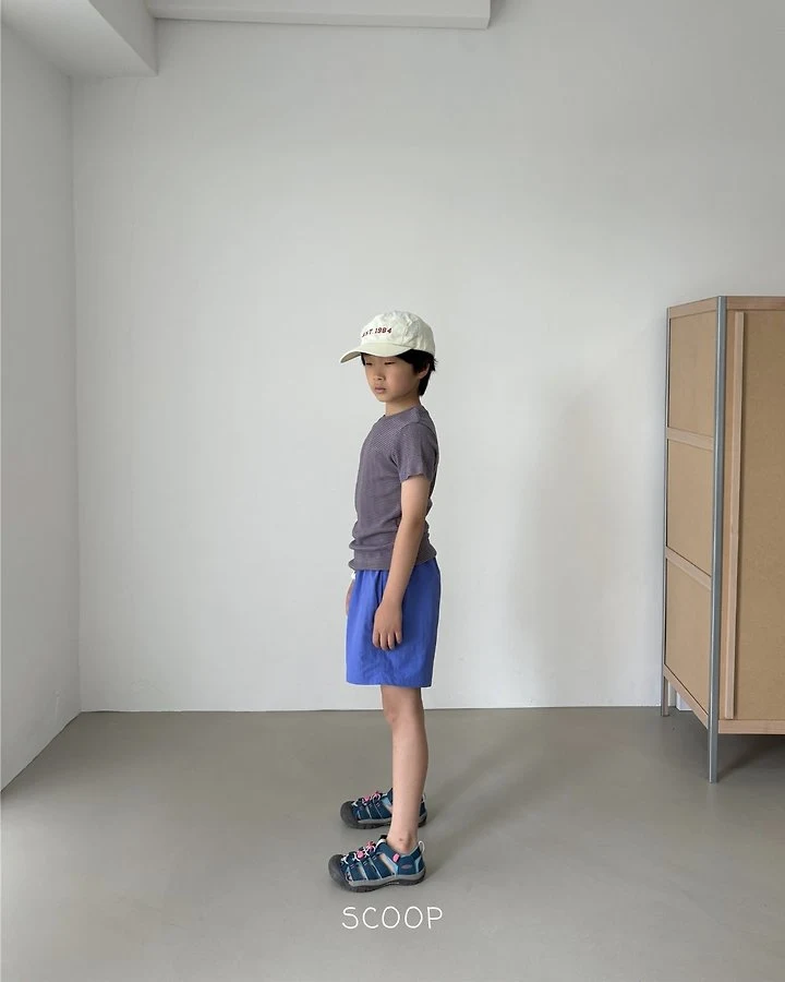 Scoop - Korean Children Fashion - #kidsshorts - Summer Two-Tone Tee - 3