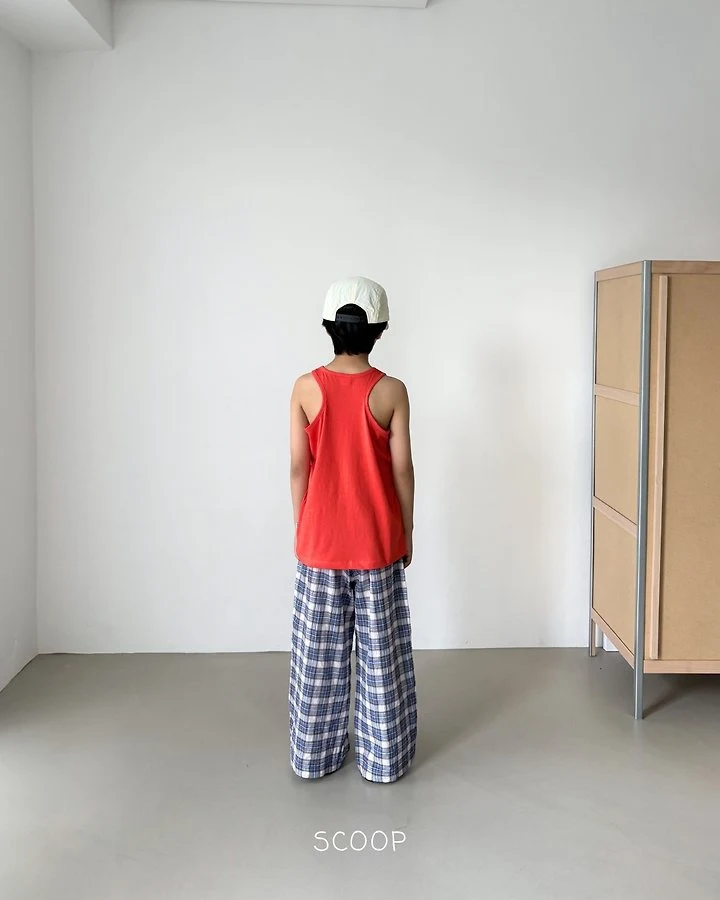 Scoop - Korean Children Fashion - #minifashionista - Capri Check Pants - 12