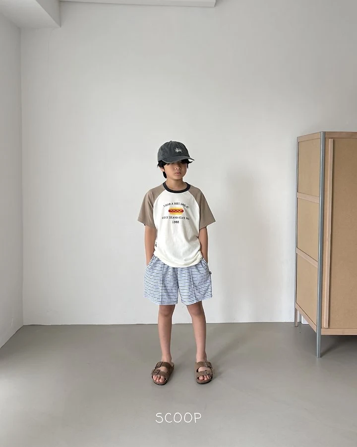 Scoop - Korean Children Fashion - #prettylittlegirls - Hot Dog Raglan Tee - 9