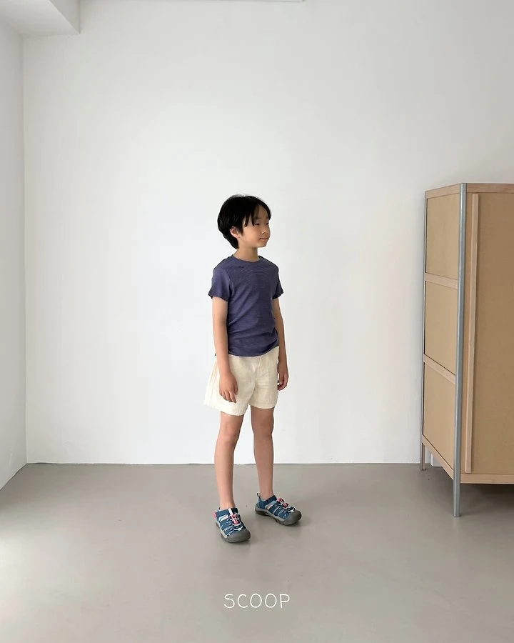 Scoop - Korean Children Fashion - #toddlerclothing - Summer Two-Tone Tee - 12
