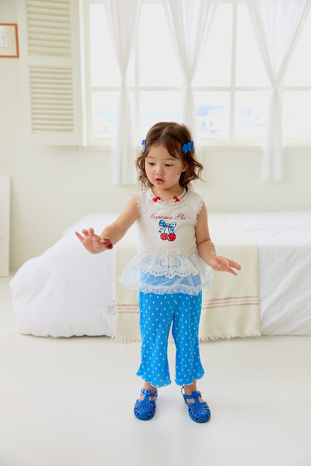 Sera - Korean Children Fashion - #childrensboutique - Cool Dot Pants - 5