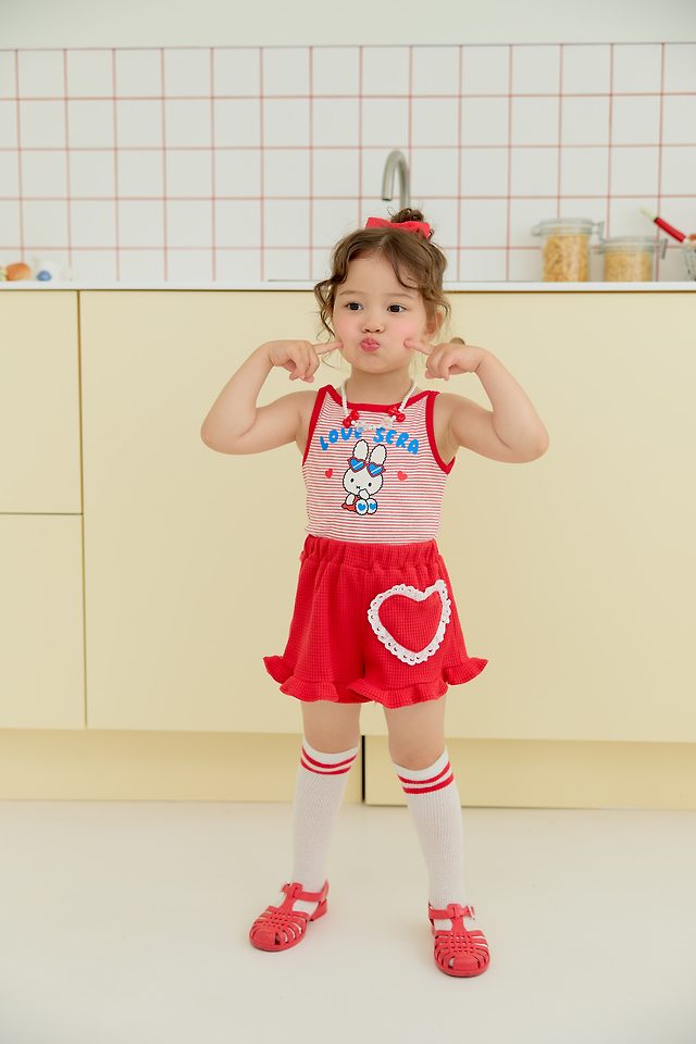 Sera - Korean Children Fashion - #designkidswear - Waffle Frill Shorts - 9