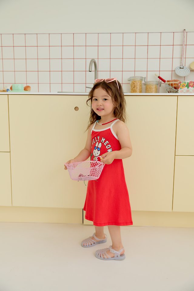 Sera - Korean Children Fashion - #designkidswear - Rabbit Strap Sleeveless One-piece - 8