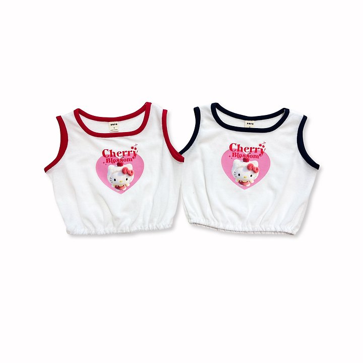 Sera - Korean Children Fashion - #designkidswear - Blossom Sleeveless Top