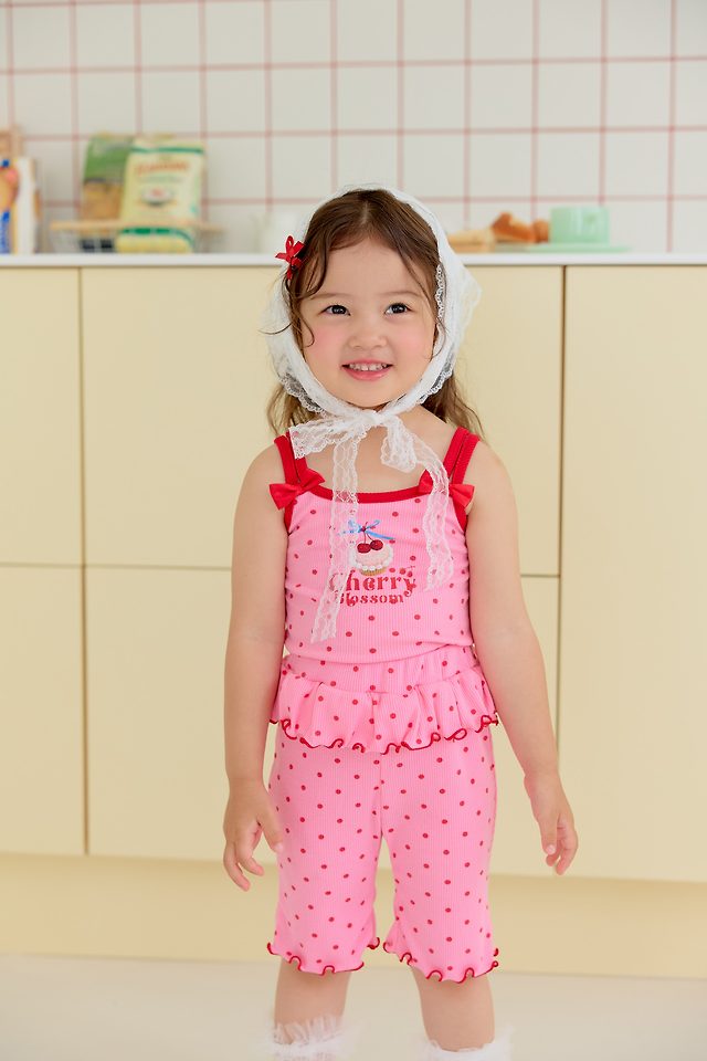 Sera - Korean Children Fashion - #discoveringself - Dot Charlotte Set - 11