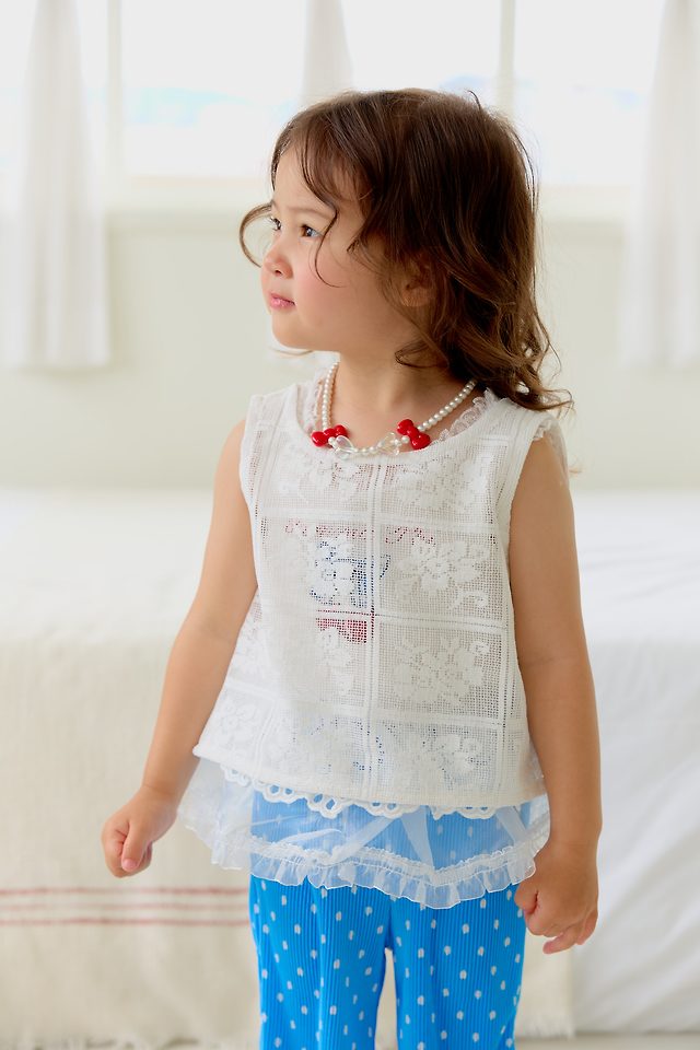 Sera - Korean Children Fashion - #fashionkids - Eyelet Blouse - 9