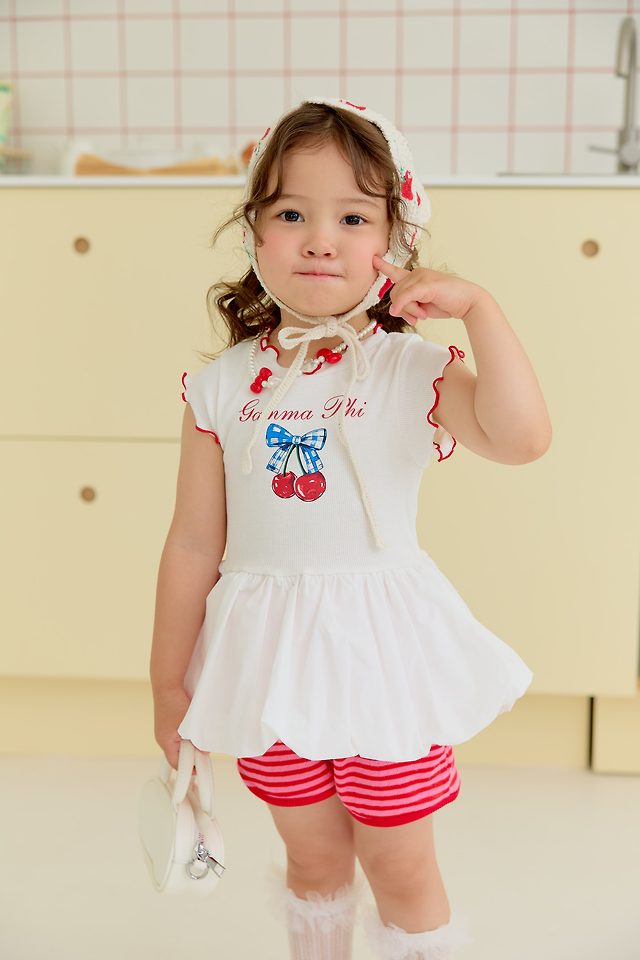 Sera - Korean Children Fashion - #kidsshorts - Lily Long Tee - 6