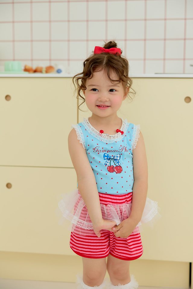 Sera - Korean Children Fashion - #kidsshorts - Irene Sleeveless Top - 5