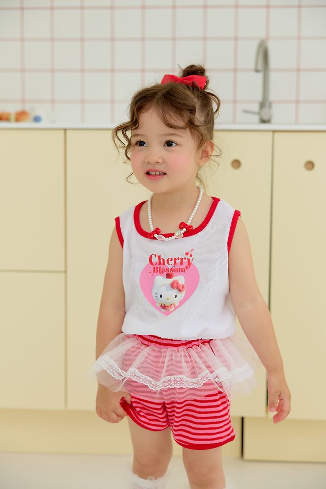 Sera - Korean Children Fashion - #kidsstore - Blossom Sleeveless Top - 5
