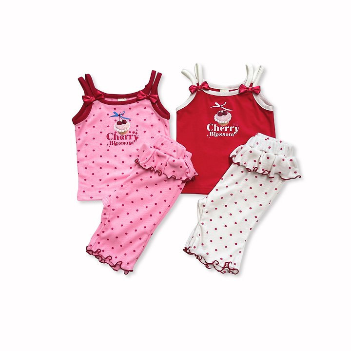 Sera - Korean Children Fashion - #kidzfashiontrend - Dot Charlotte Set