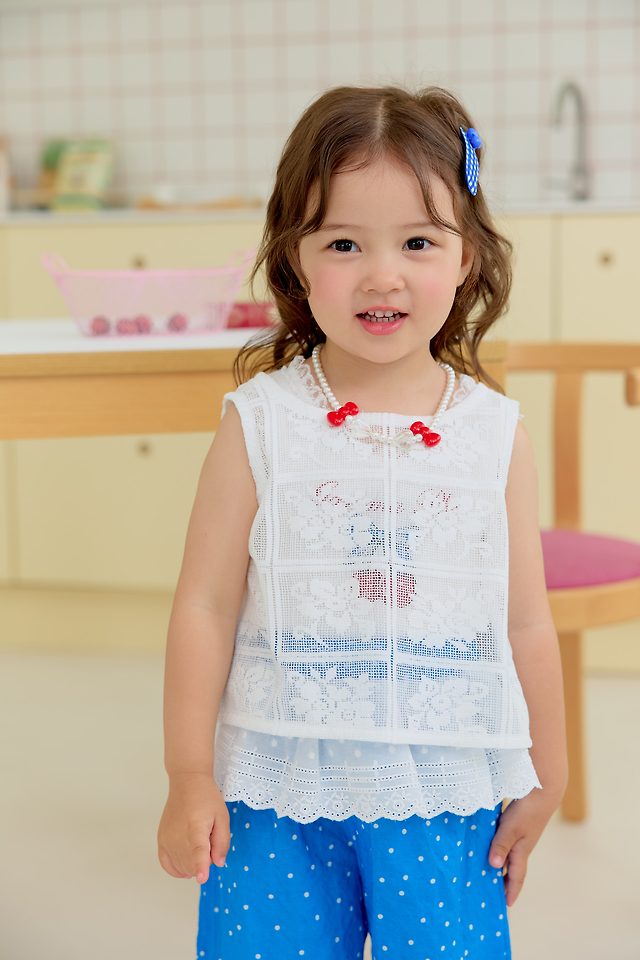 Sera - Korean Children Fashion - #kidzfashiontrend - Eyelet Blouse - 12