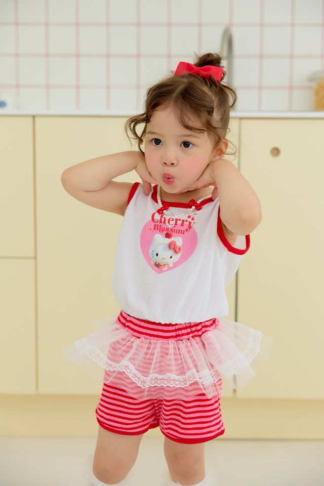 Sera - Korean Children Fashion - #littlefashionista - Blossom Sleeveless Top - 8