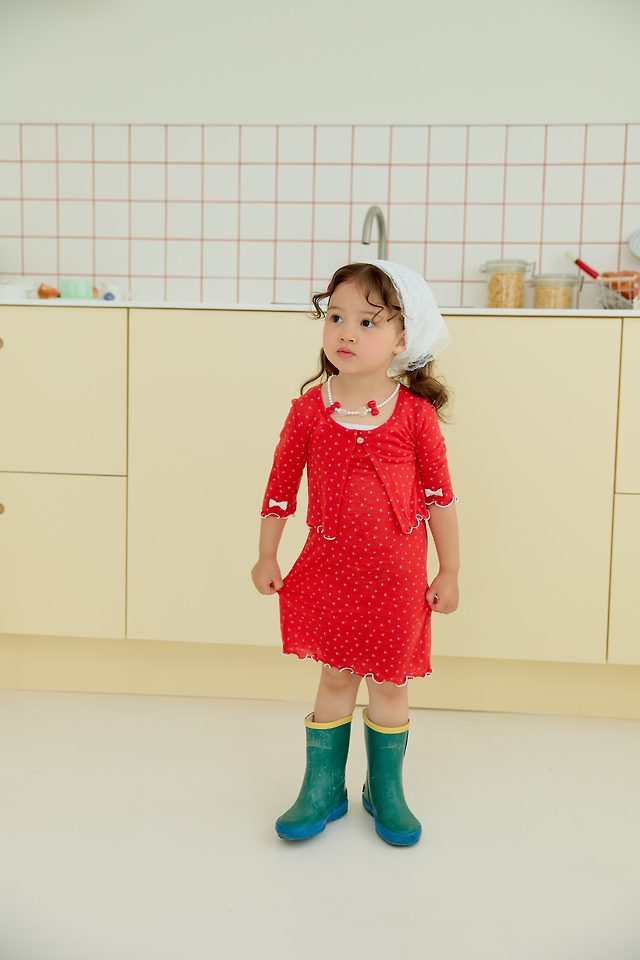 Sera - Korean Children Fashion - #Kfashion4kids - Printed One-piece Set - 4