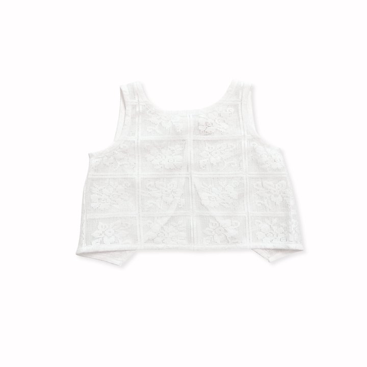 Sera - Korean Children Fashion - #magicofchildhood - Eyelet Blouse