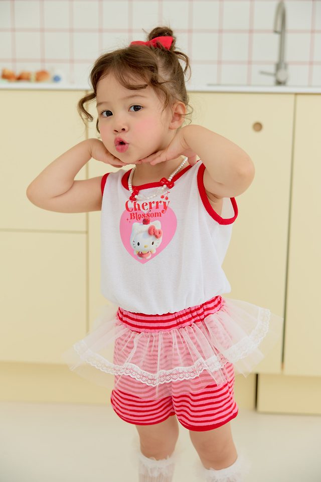 Sera - Korean Children Fashion - #minifashionista - Blossom Sleeveless Top - 10