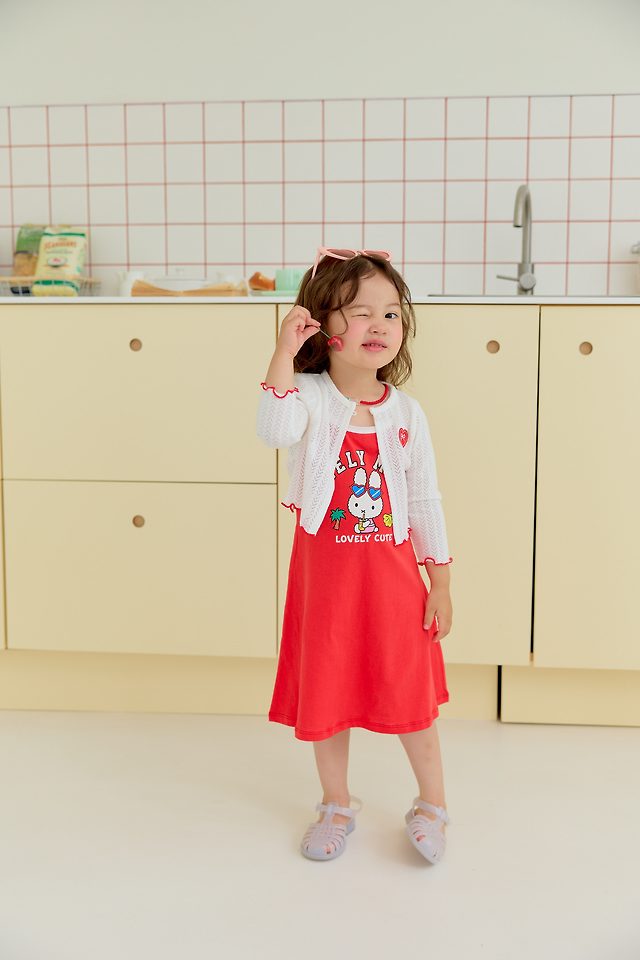 Sera - Korean Children Fashion - #minifashionista - Rabbit Strap Sleeveless One-piece - 4