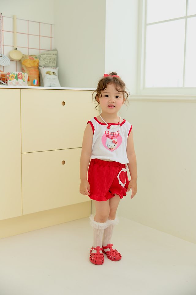 Sera - Korean Children Fashion - #todddlerfashion - Blossom Sleeveless Top - 12
