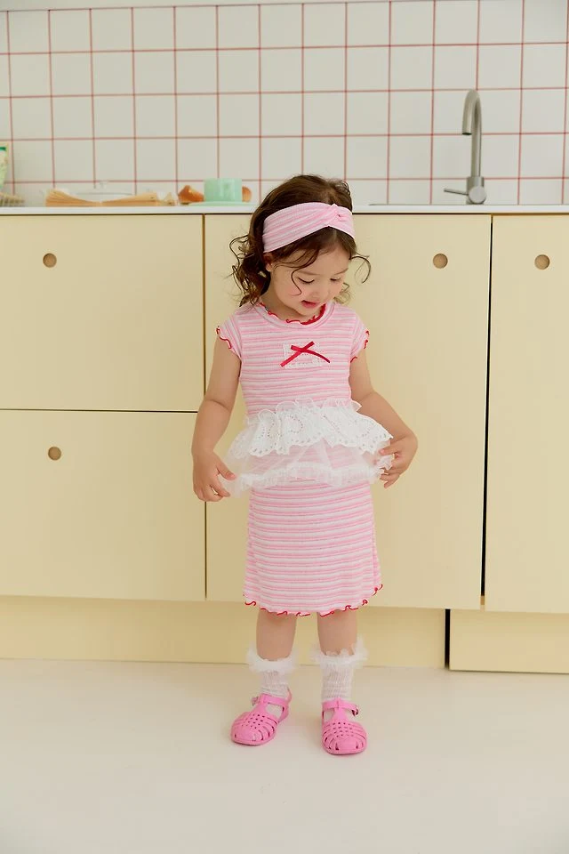 Sera - Korean Children Fashion - #todddlerfashion - Stripe One-piece - 10