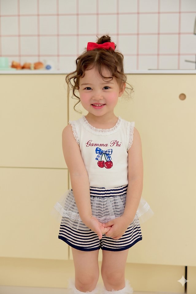Sera - Korean Children Fashion - #toddlerclothing - Hazel Stripe Shorts - 10