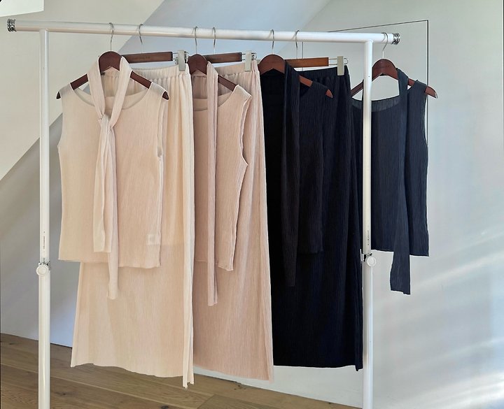 Something Else - Korean Women Fashion - #momslook - Amor Pleated Skirt