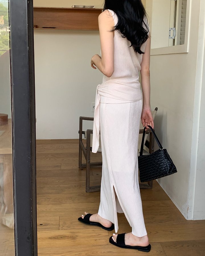 Something Else - Korean Women Fashion - #momslook - Amor Pleated Skirt - 3