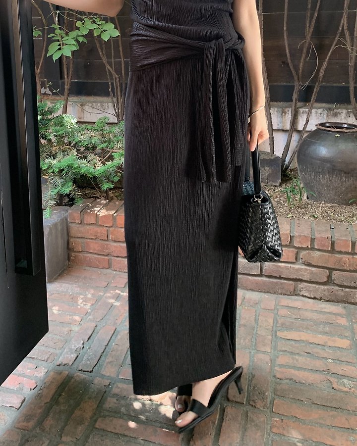 Something Else - Korean Women Fashion - #momslook - Amor Pleated Skirt - 7