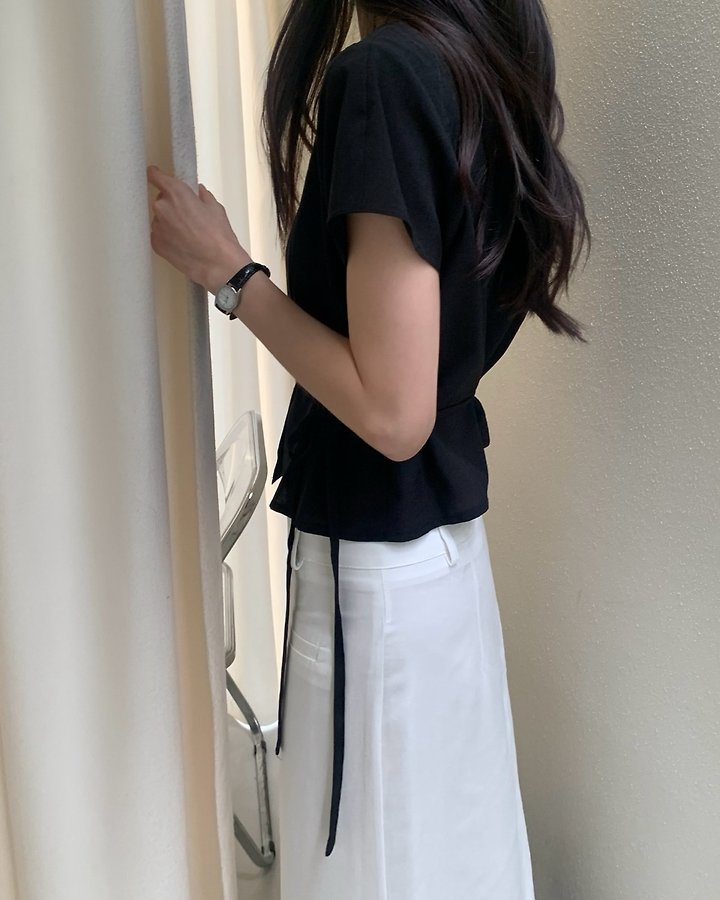 Something Else - Korean Women Fashion - #momslook - Loro String Blouse - 12
