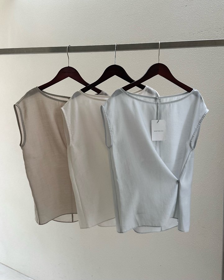 Something Else - Korean Women Fashion - #momslook - Manet Side-Button Flare Blouse - 6