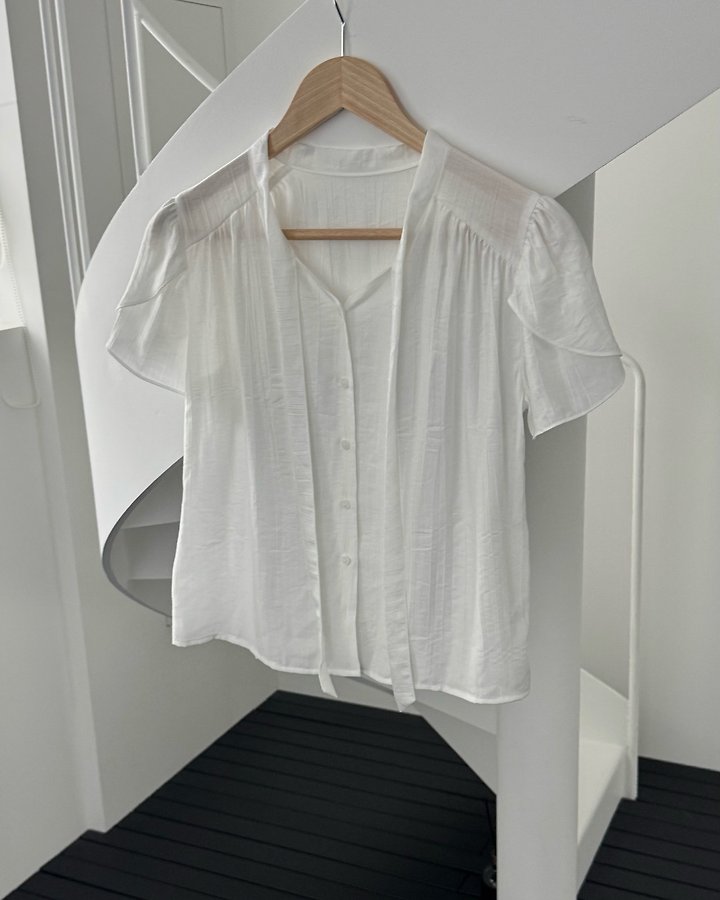 Something Else - Korean Women Fashion - #momslook - Renne Tulip Tie Blouse - 10