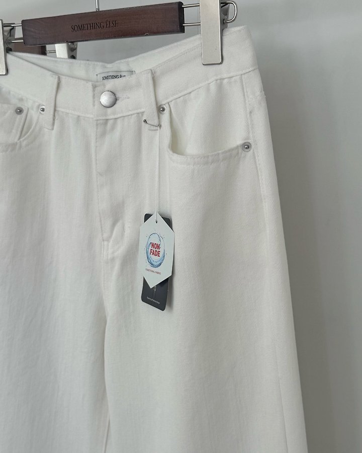 Something Else - Korean Women Fashion - #momslook - Veil Summer Wide Denim Pants - 11