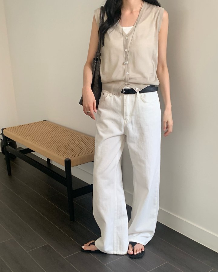 Something Else - Korean Women Fashion - #momslook - Modi Knit Vest - 12