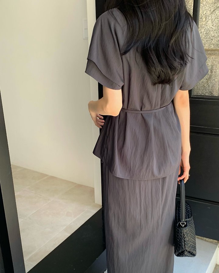 Something Else - Korean Women Fashion - #momslook - Muse Nylon Shirring Blouse - 5