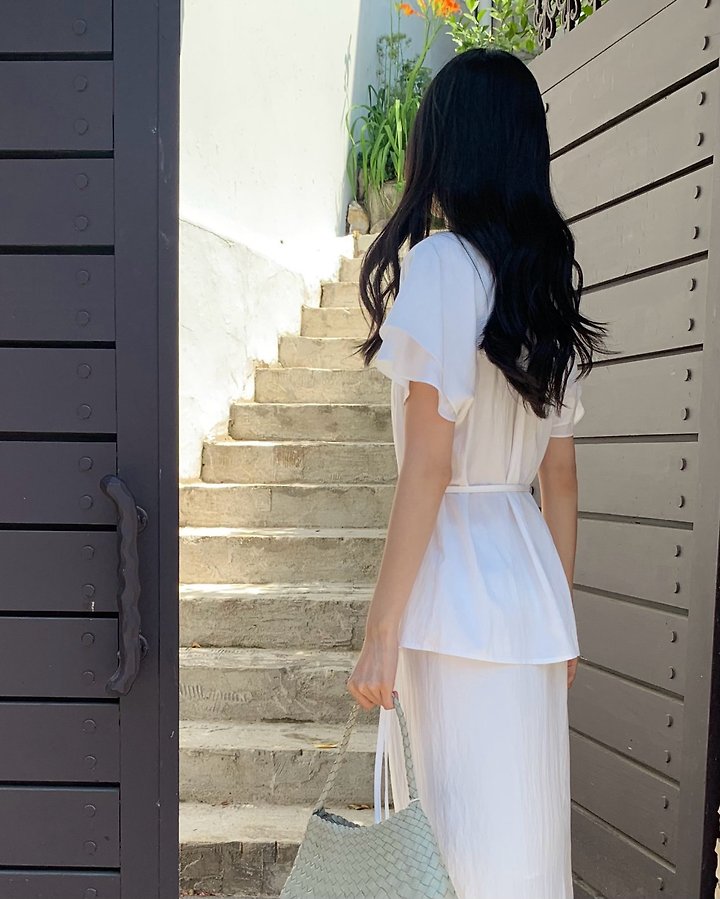 Something Else - Korean Women Fashion - #momslook - Muse Nylon Shirring Blouse - 9