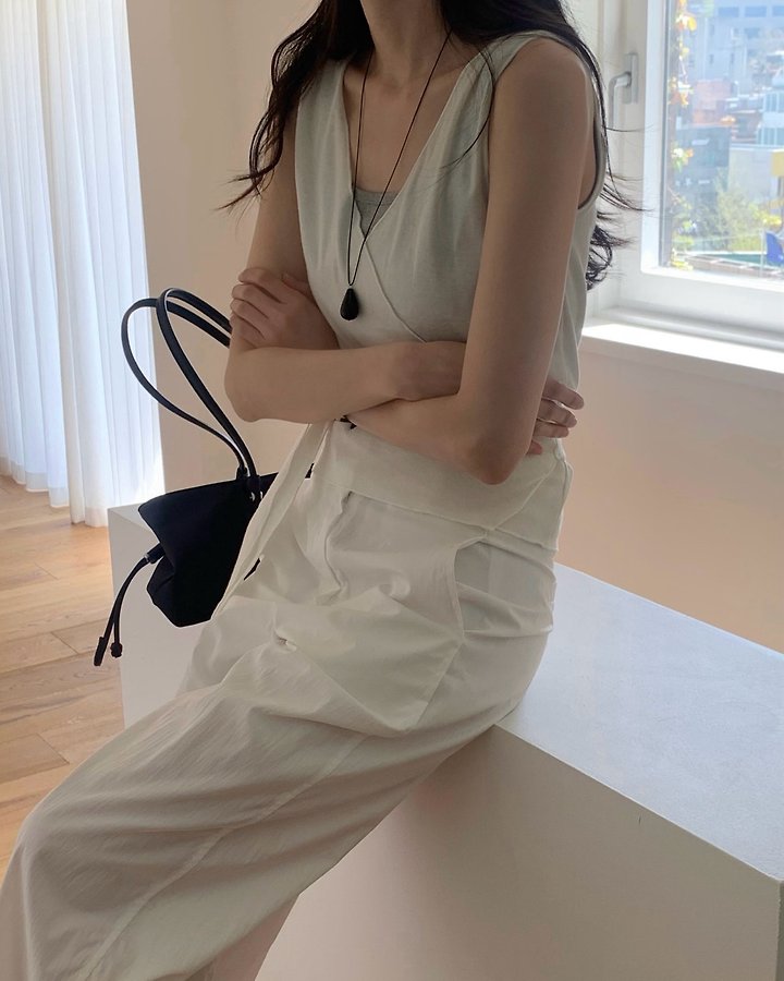 Something Else - Korean Women Fashion - #pursuepretty - Hissle Wrap Sleeveless Cardigan - 7