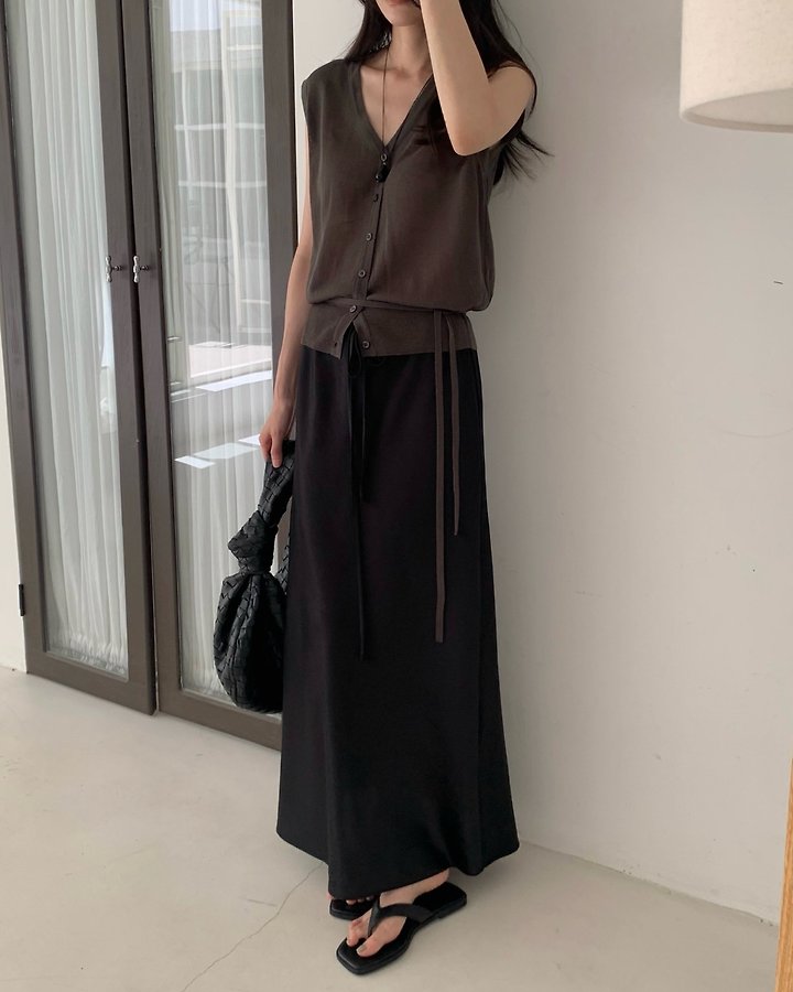 Something Else - Korean Women Fashion - #restrostyle - Modi Knit Vest - 3