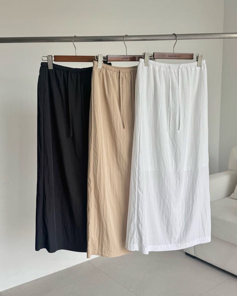 Something Else - Korean Women Fashion - #restrostyle - Muse Nylon Banding Skirt