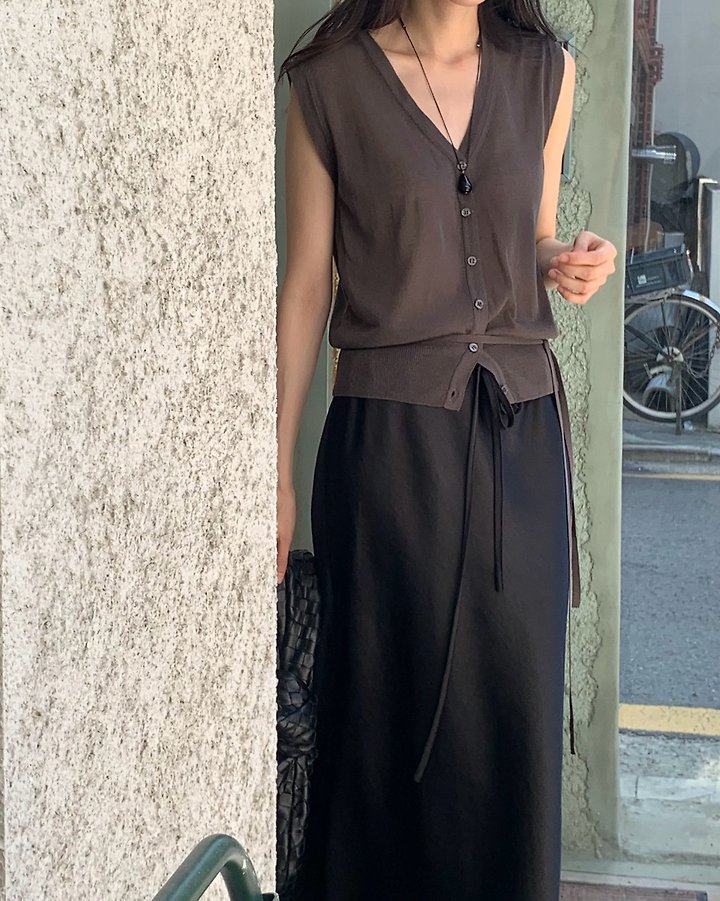 Something Else - Korean Women Fashion - #shopsmall - Modi Knit Vest - 5