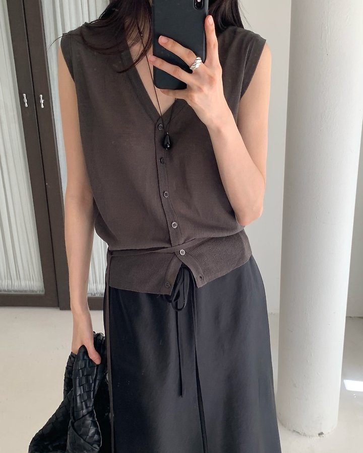 Something Else - Korean Women Fashion - #thelittlethings - Modi Knit Vest - 7