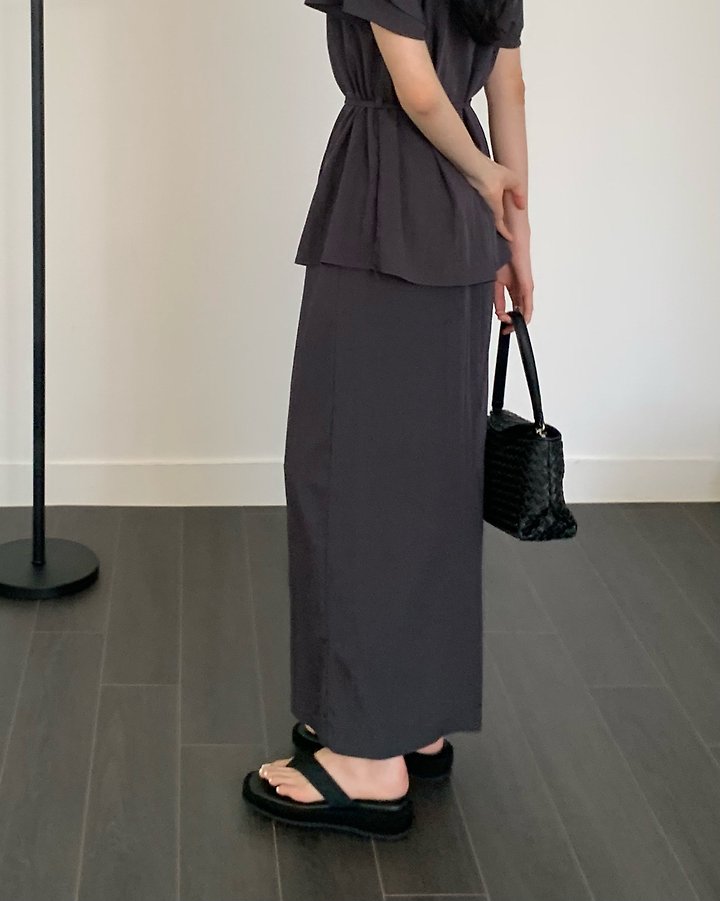 Something Else - Korean Women Fashion - #thelittlethings - Muse Nylon Banding Skirt - 5