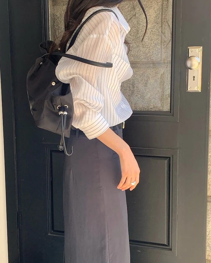 Something Else - Korean Women Fashion - #vintagekidsstyle - Summer Two-Pocket Shirt - 12