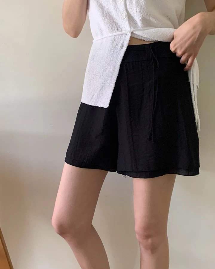 Something Else - Korean Women Fashion - #womensfashion - Haze Double-Layer Shorts - 2