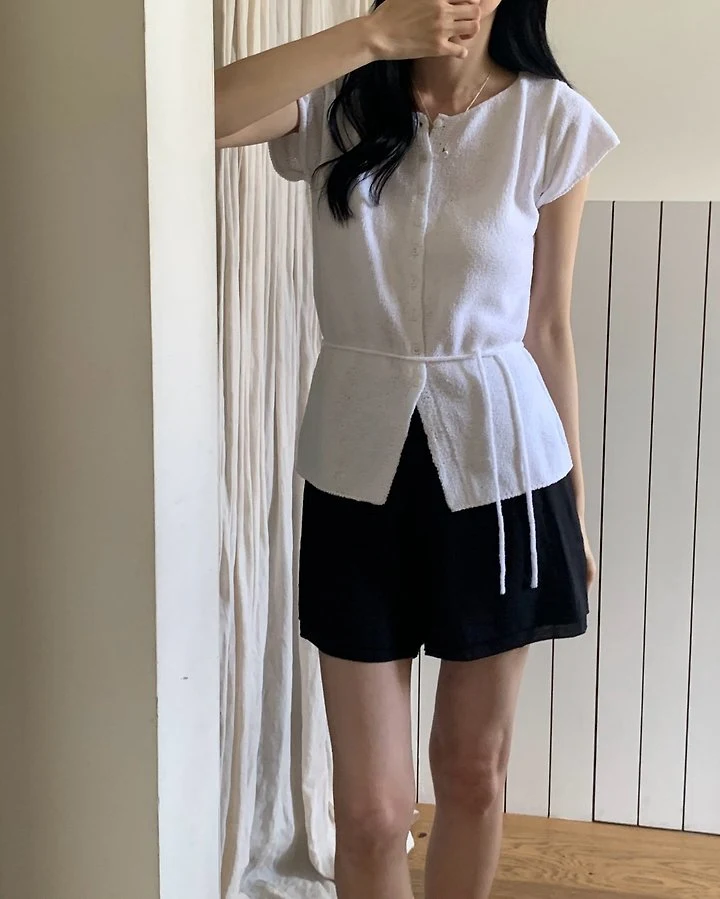 Something Else - Korean Women Fashion - #momslook - Haze Double-Layer Shorts - 4