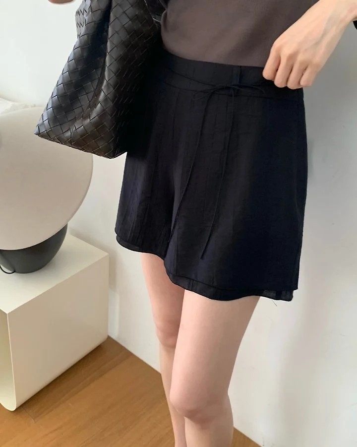 Something Else - Korean Women Fashion - #womensfashion - Haze Double-Layer Shorts - 8