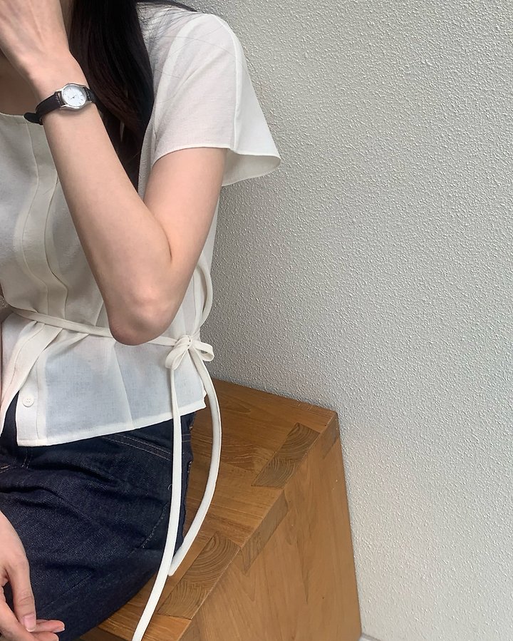 Something Else - Korean Women Fashion - #womensfashion - Loro String Blouse - 5