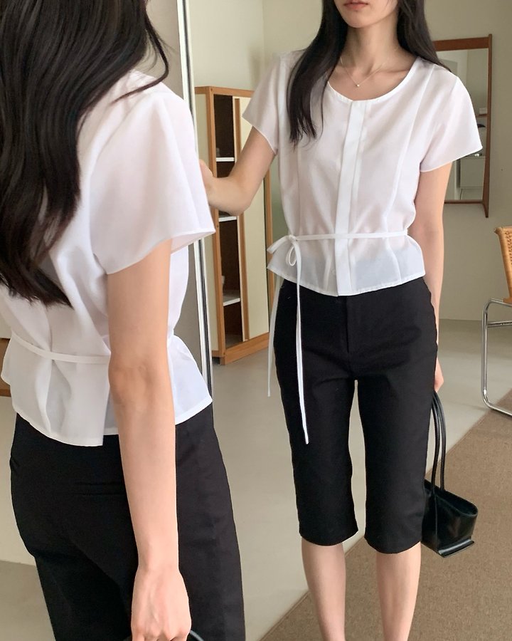 Something Else - Korean Women Fashion - #womensfashion - Loro String Blouse - 7