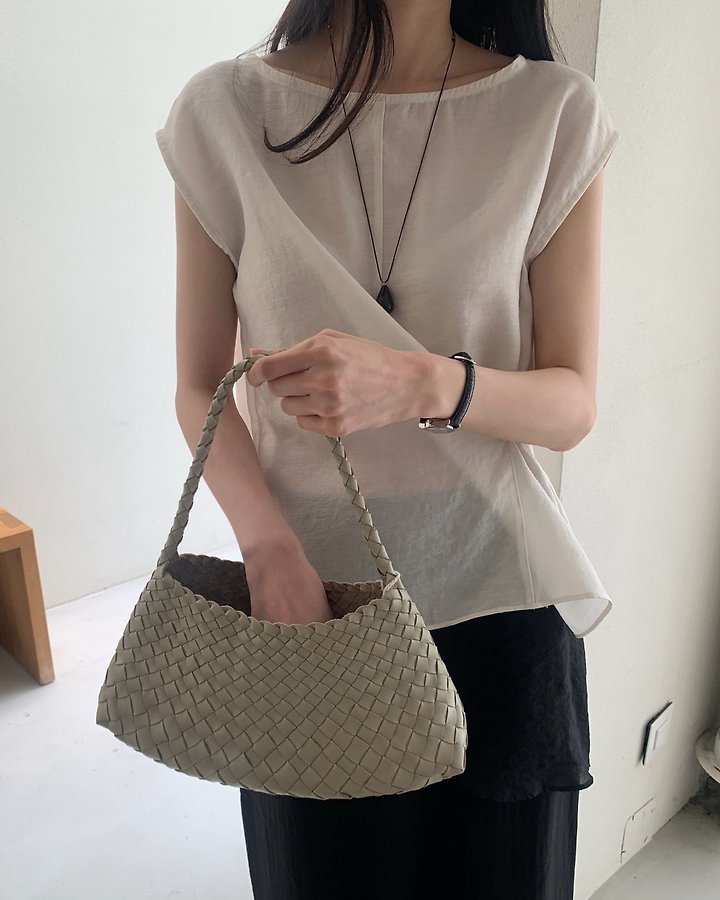 Something Else - Korean Women Fashion - #womensfashion - Manet Side-Button Flare Blouse - 3