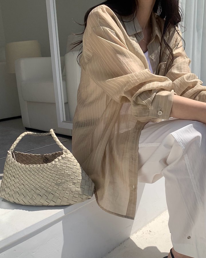 Something Else - Korean Women Fashion - #womensfashion - Summer Two-Pocket Shirt - 2