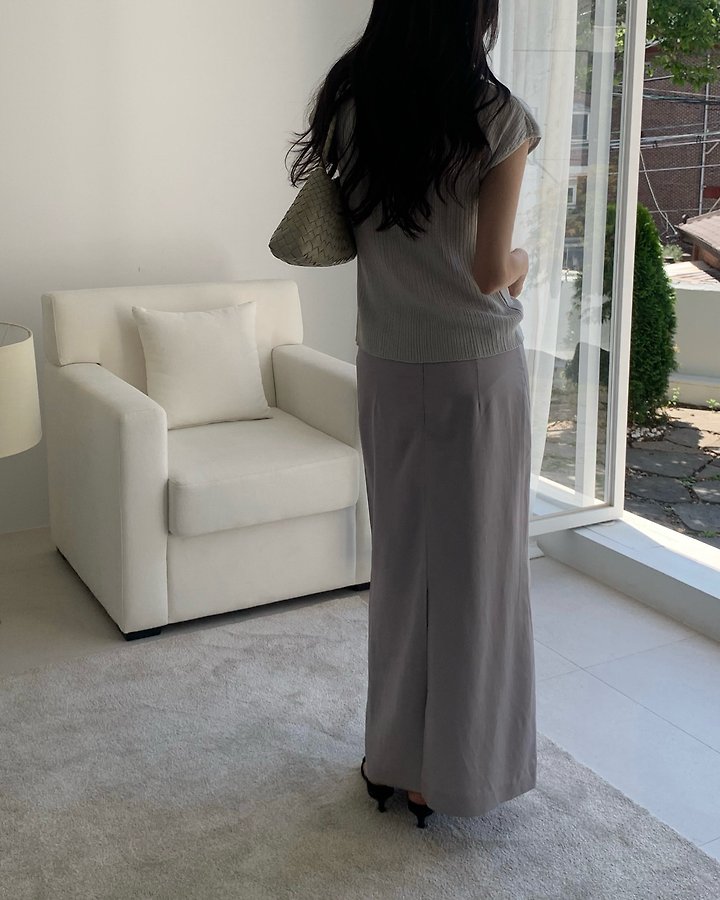 Something Else - Korean Women Fashion - #womensfashion - Rosie Satin Maxi Skirt - 9