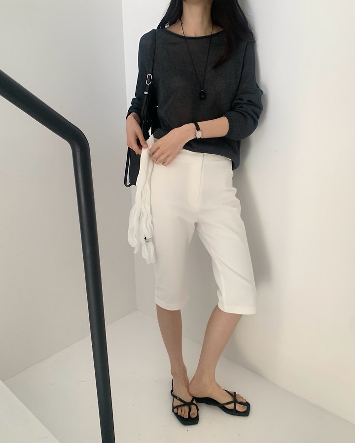 Something Else - Korean Women Fashion - #womensfashion - Net Summer Long-Sleeve Knit - 8