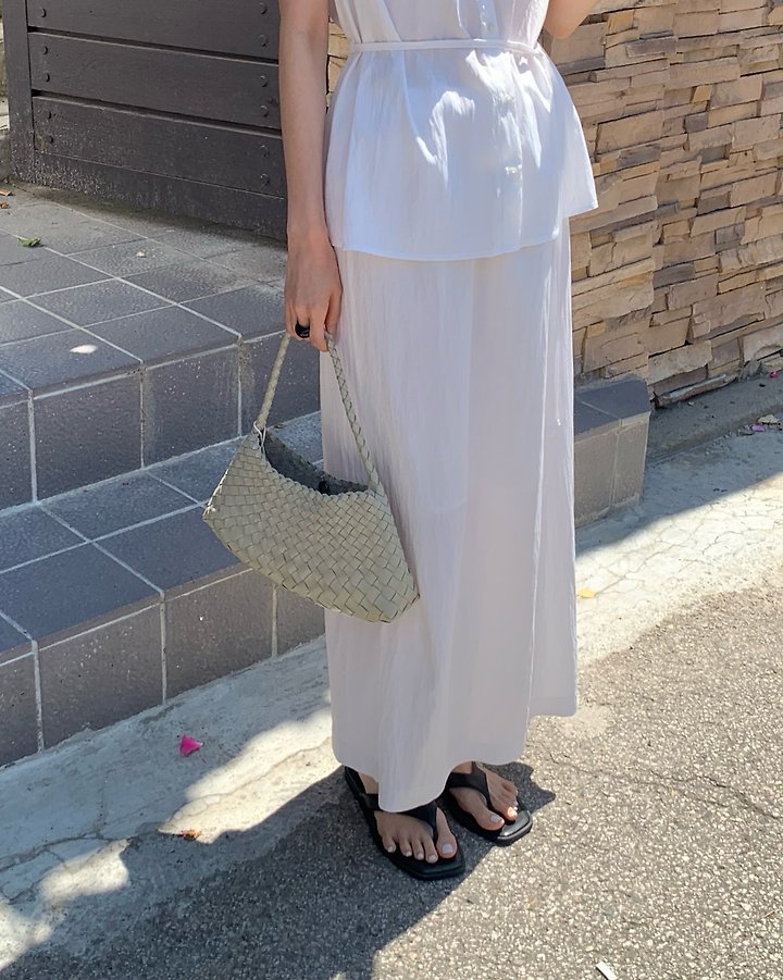 Something Else - Korean Women Fashion - #womensfashion - Muse Nylon Banding Skirt - 7